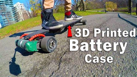 3d printed flexable electric skateboard enclosure|3D Printing DIY Electric Skateboard Enclosure .